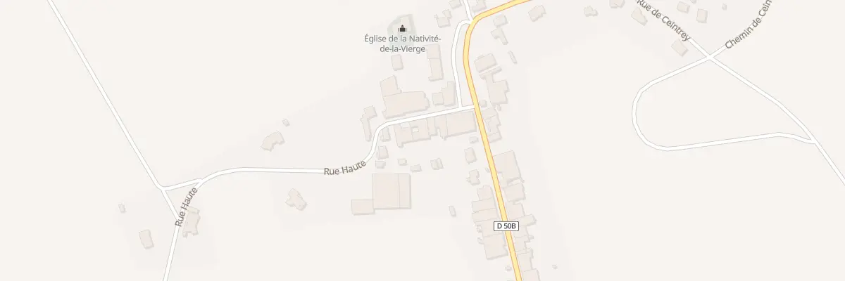 Plan du 10 Rue Haute à Autrey