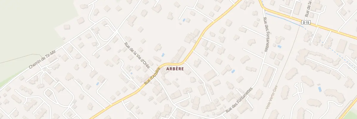 Plan du 274 Rue d’Arbère à Divonne-les-Bains