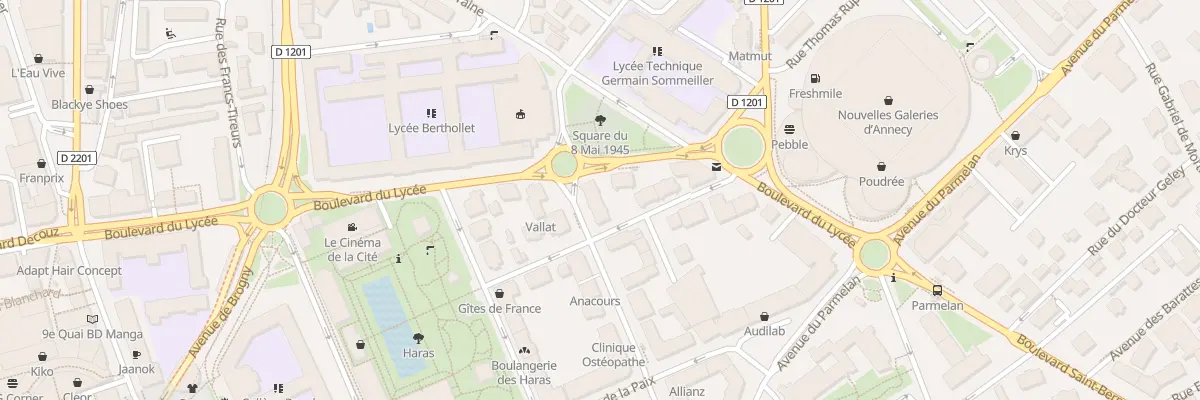 Plan du 7 Rue Éloi Serand à Annecy