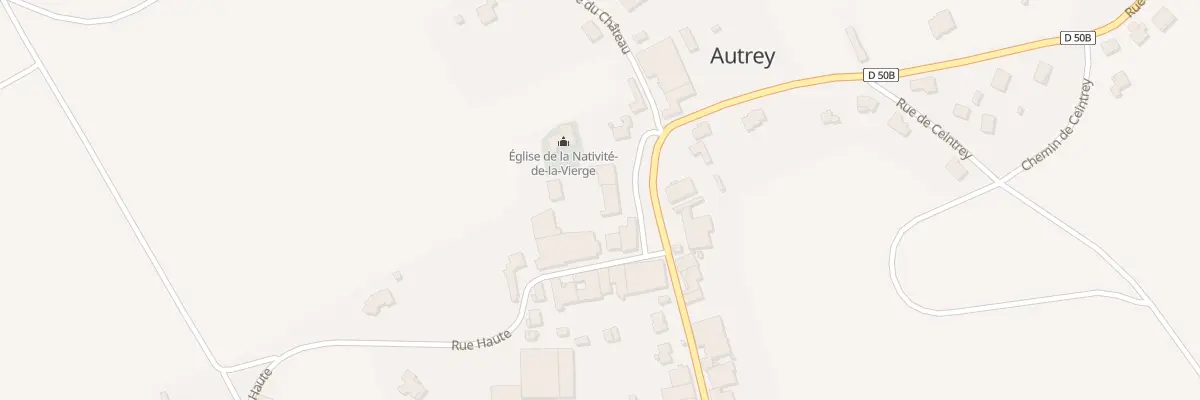 Plan du 5 Pl de la Mairie à Autrey