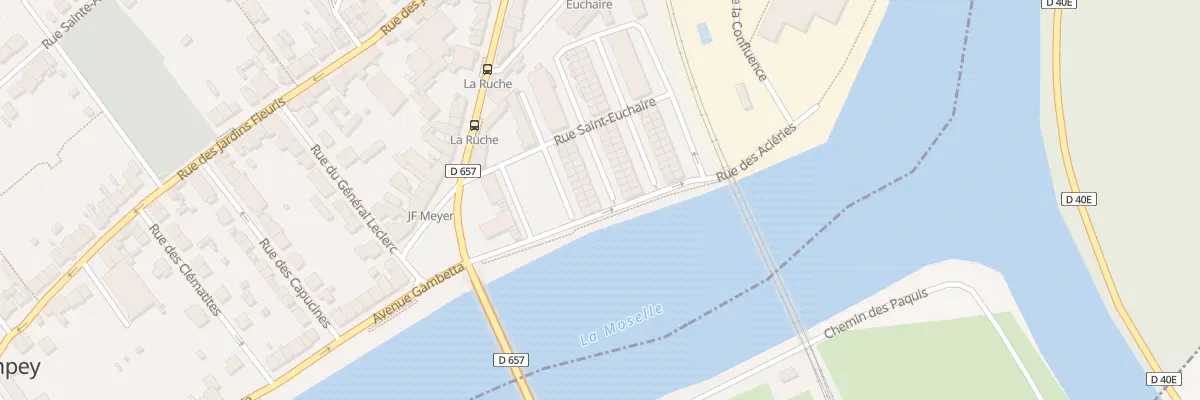 Plan du 77 All des Iris à Pompey