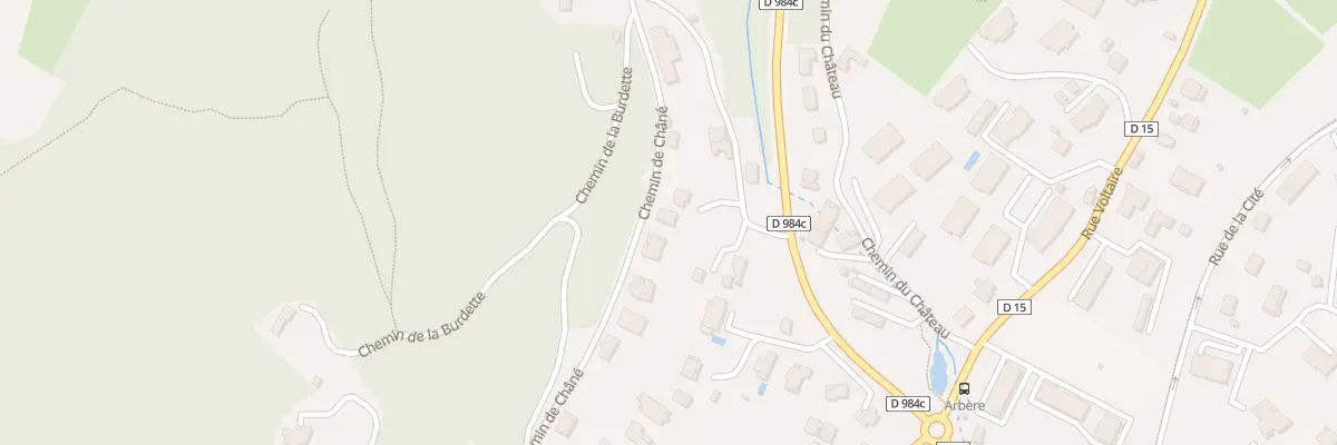 Plan du 318 Che de Châné à Divonne-les-Bains