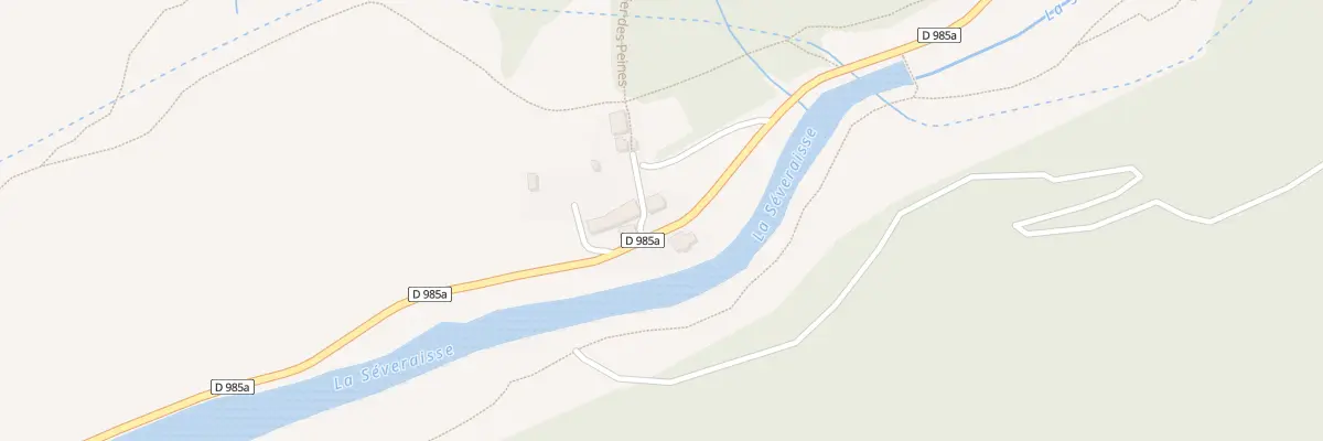 Plan du 4 Che du Serre à Villar-Loubière