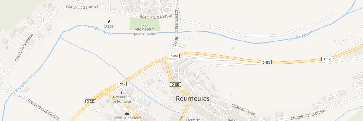 Plan du 21 Rue du Coulet à Roumoules