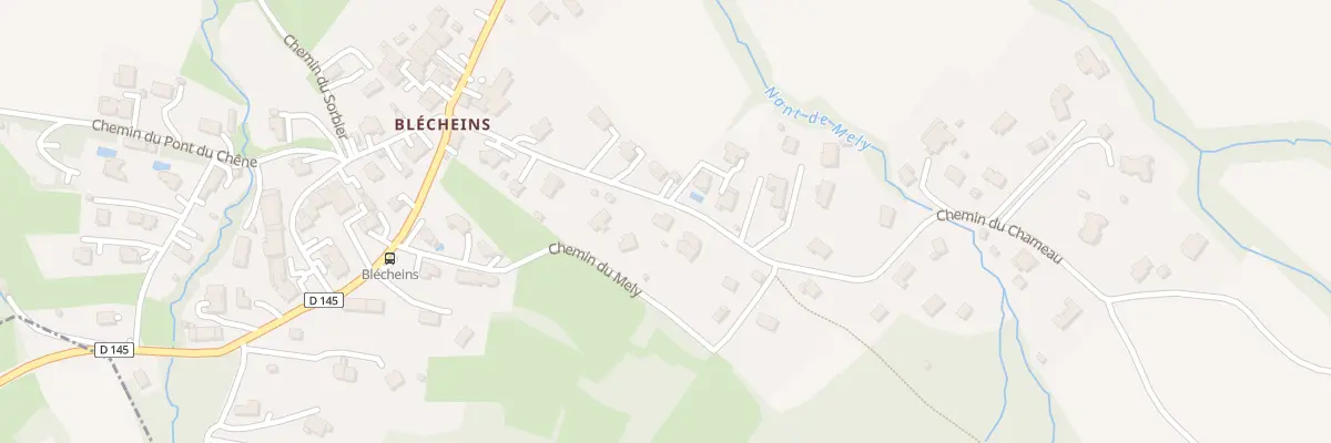 Plan du 182 Che du Chameau à Archamps