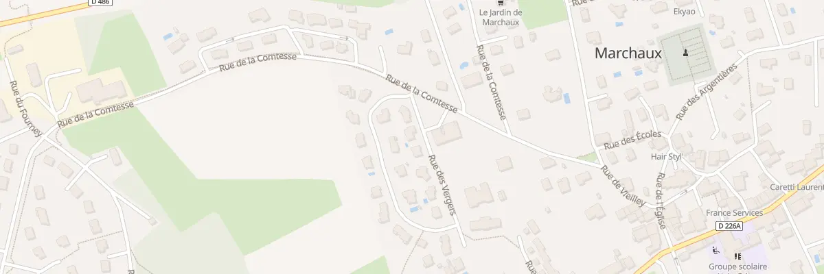 Plan du 4 Rue des Vergers à Marchaux-Chaudefontaine