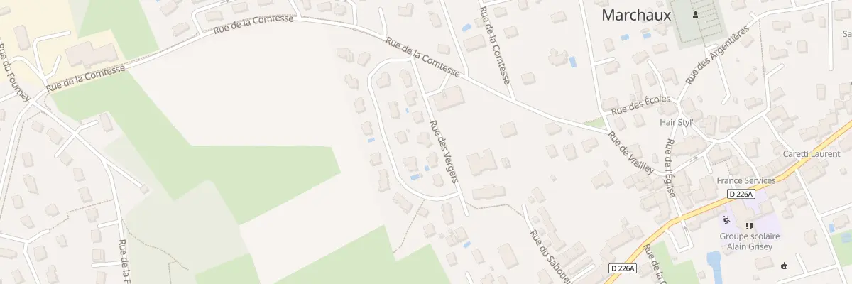 Plan du 8 Rue des Vergers à Marchaux-Chaudefontaine