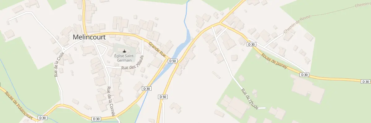 Plan du 2 Rte du Magny à Melincourt