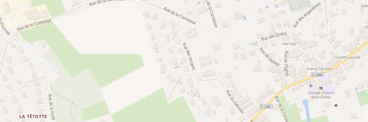 Plan du 10 Rue des Vergers à Marchaux-Chaudefontaine