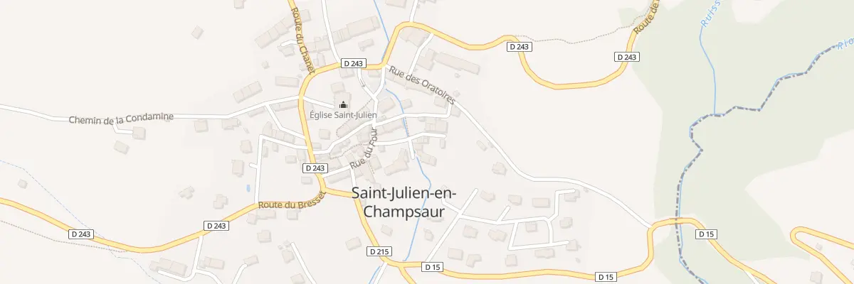 Plan du 5016 Saint Julien à Saint-Julien-en-Champsaur