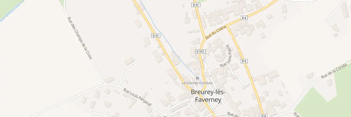 Plan du 5 Rue de la Presle à Breurey-lès-Faverney