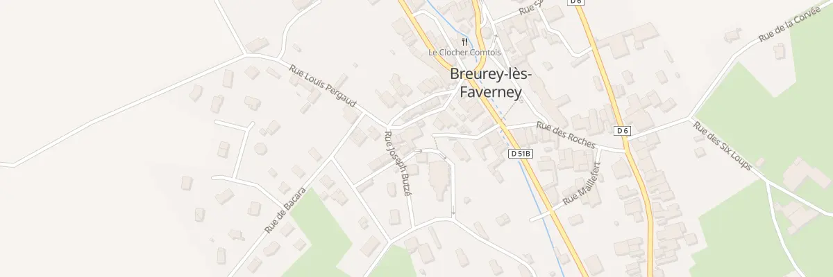 Plan du 10 Rue du 14 Septembre 1944 à Breurey-lès-Faverney