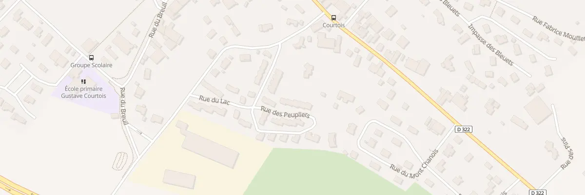 Plan du 5 Rue des Peupliers à Pusey