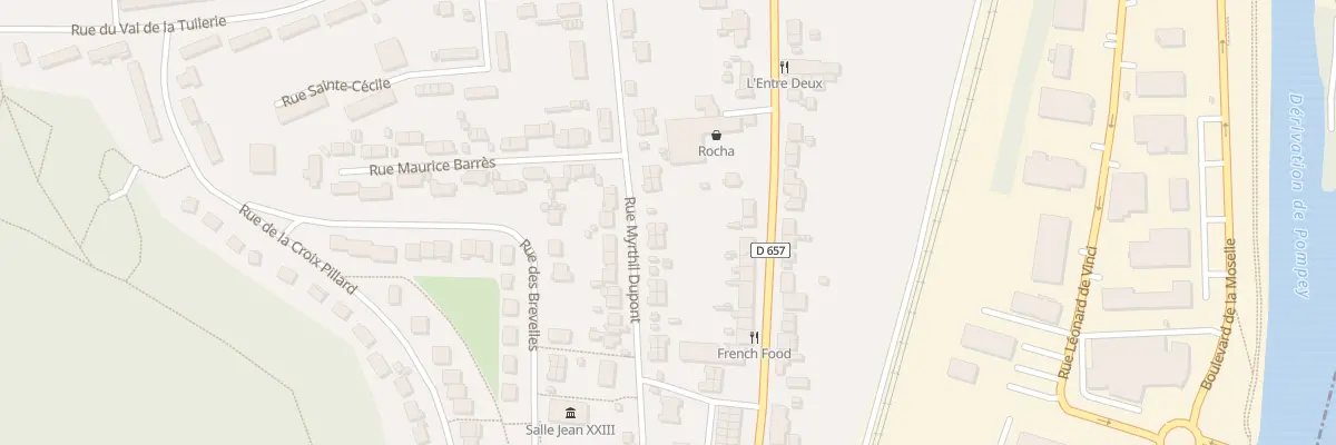 Plan du 44B Rue Myrthil Dupont à Pompey