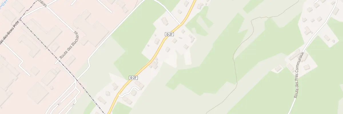 Plan du 734 Rte des Cavagnes à Rotherens