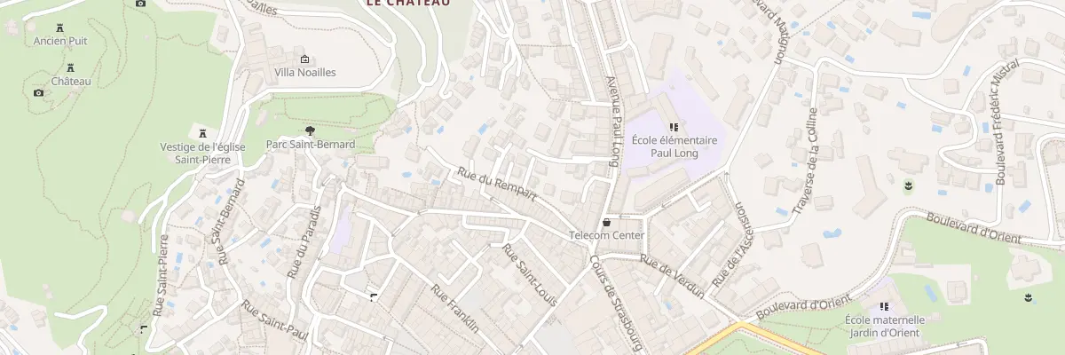 Plan du 12 Rue du Rempart à Hyères