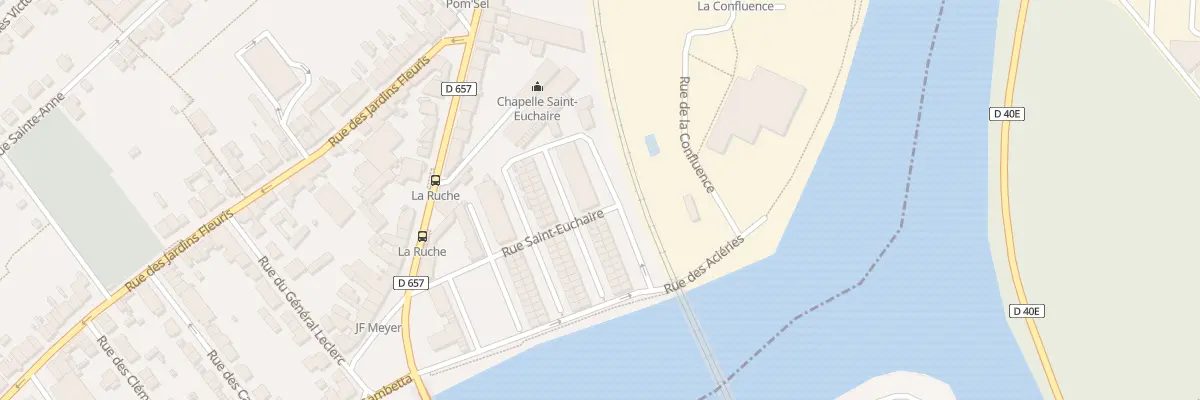 Plan du 1 All des Violettes à Pompey