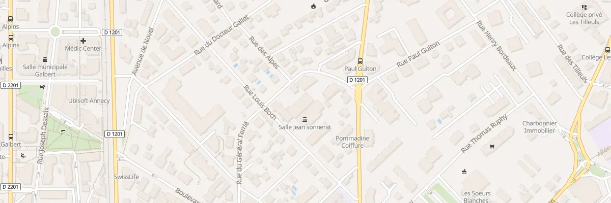 Plan du 16 Rue Louis Boch à Annecy