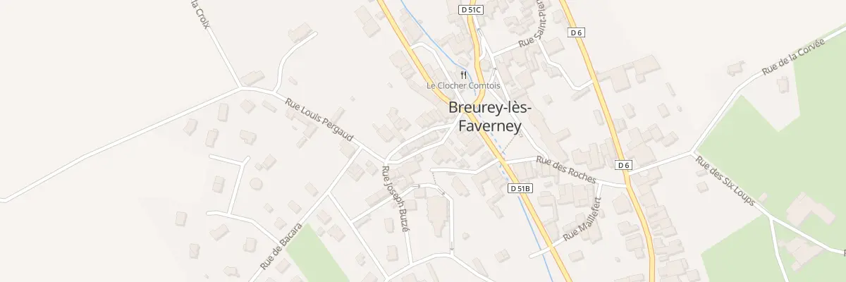 Plan du 3 Rue du 14 Septembre 1944 à Breurey-lès-Faverney