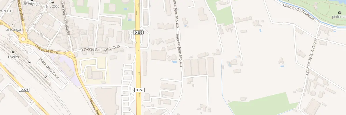 Plan du 291 Av Jean Moulin à Hyères