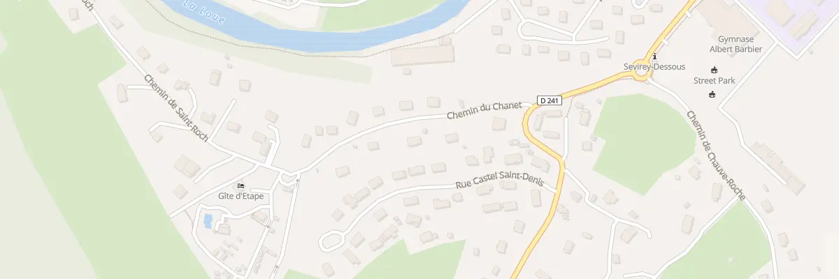 Plan du 3 Rue du Chanet à Ornans