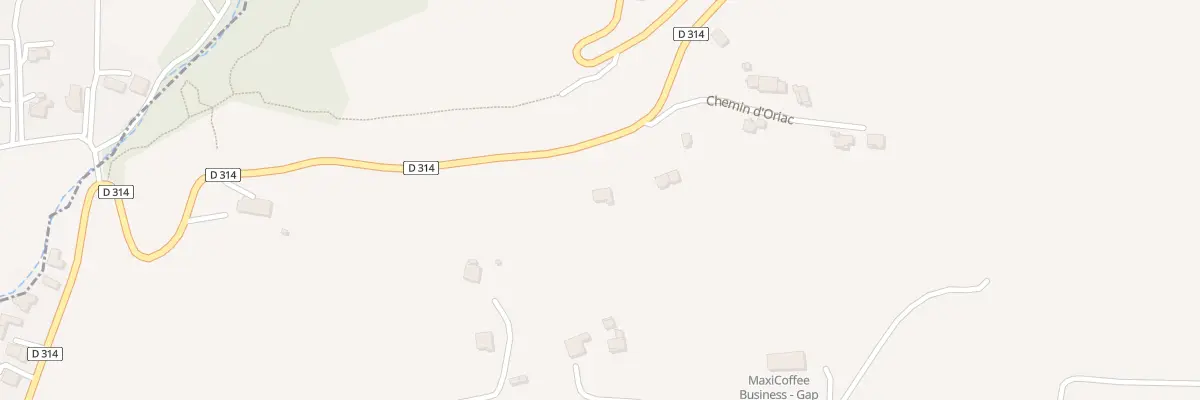 Plan du 744 Rte de La Rochette à La Rochette