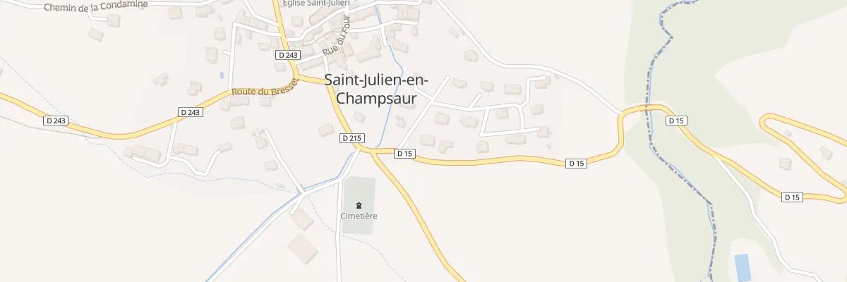 Plan du 5308 L’Horme et Pre La Roche à Saint-Julien-en-Champsaur