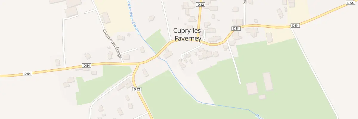 Plan du 5 Imp de la Courtille à Cubry-lès-Faverney