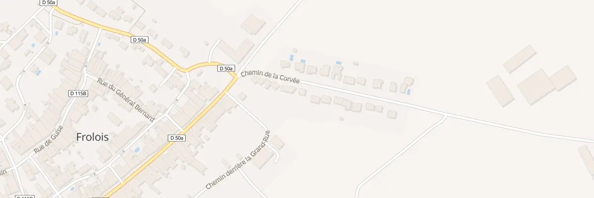 Plan du 8 Che de la Corvee à Frolois