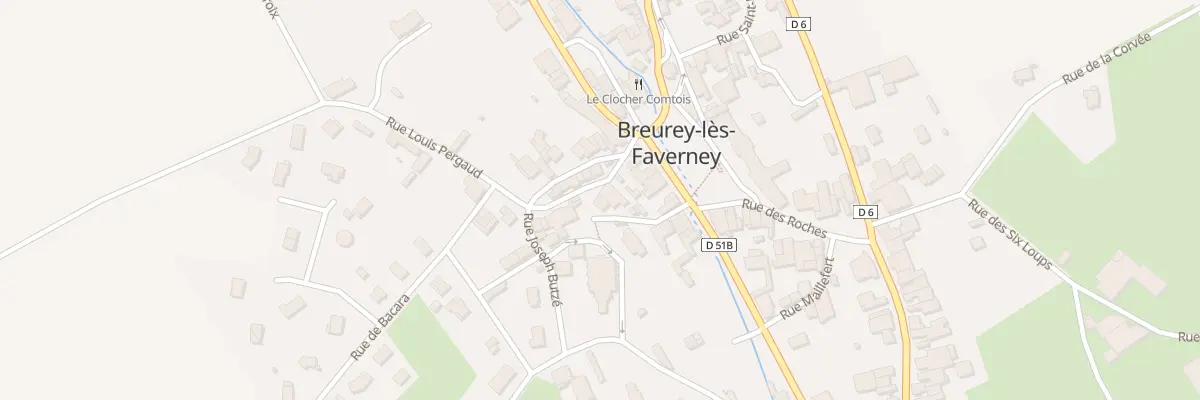 Plan du 8 Rue du 14 Septembre 1944 à Breurey-lès-Faverney