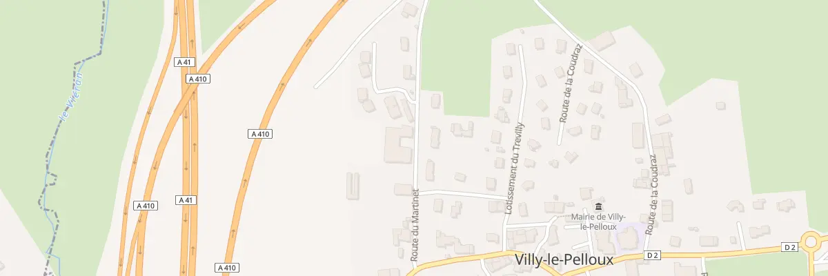 Plan du 149 Rte du Martinet à Villy-le-Pelloux