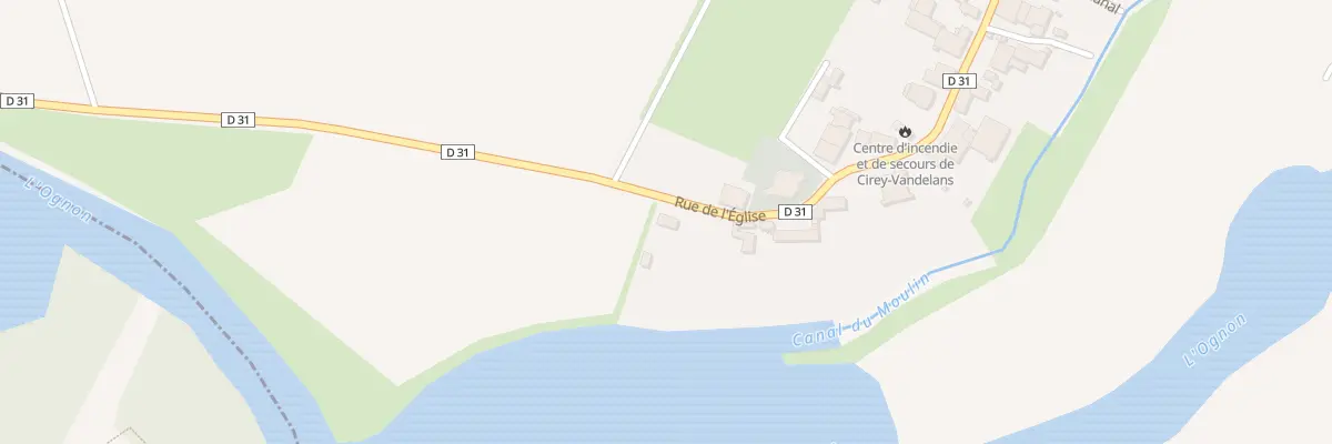 Plan du 2 Rue de l’Eglise à Cirey