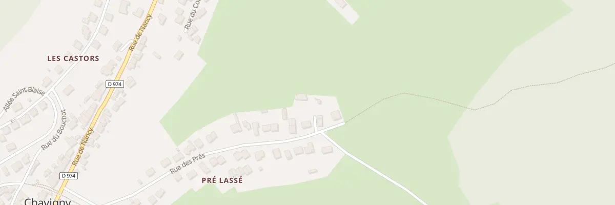 Plan du 21 Rue des Prés à Chavigny