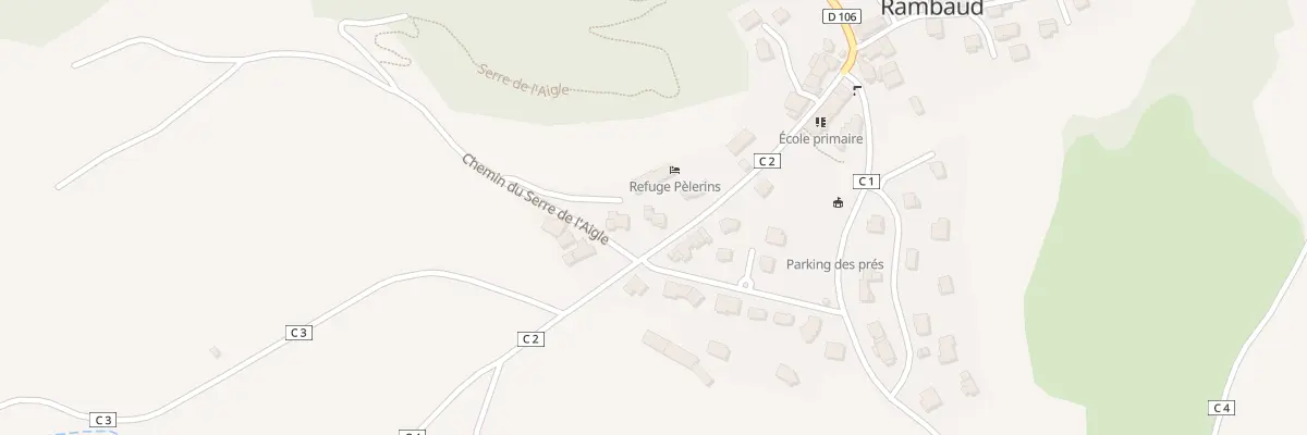 Plan du 5117 Le Village à Rambaud