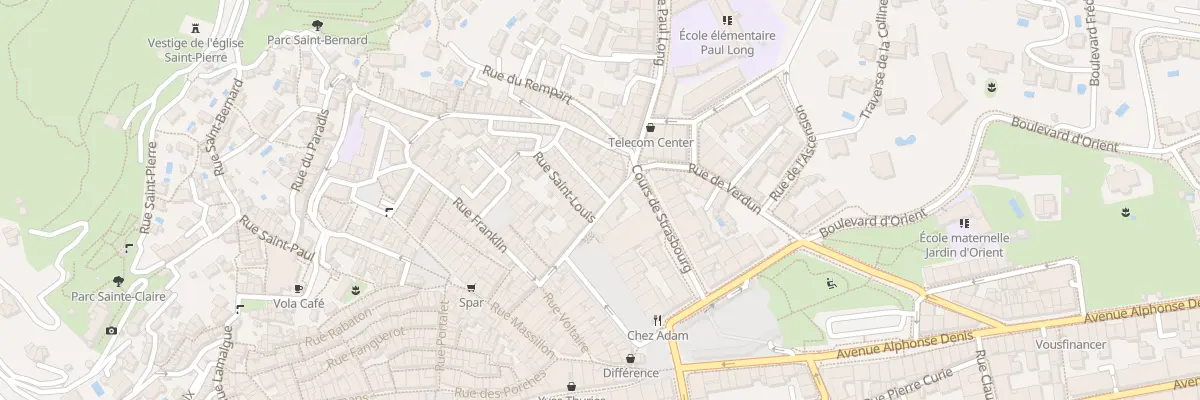 Plan du 1 Rue Saint François à Hyères