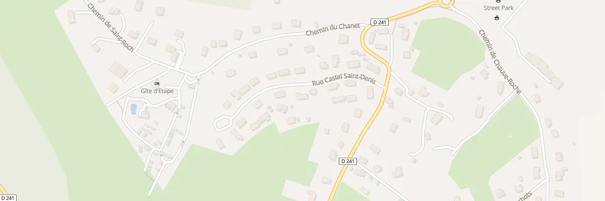 Plan du 13 Rue Castel Saint Denis à Ornans