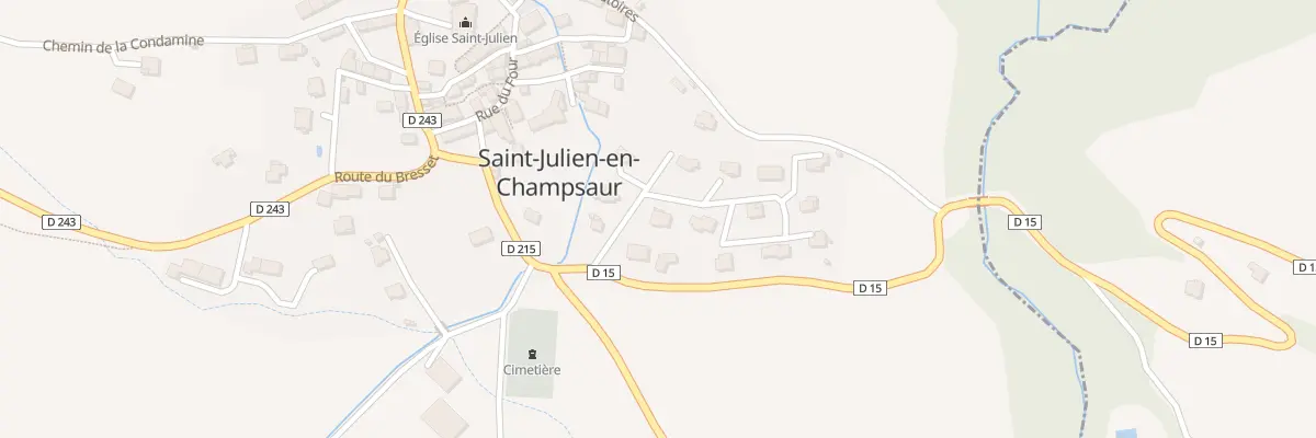 Plan du 5262 L’Horme et Pre La Roche à Saint-Julien-en-Champsaur