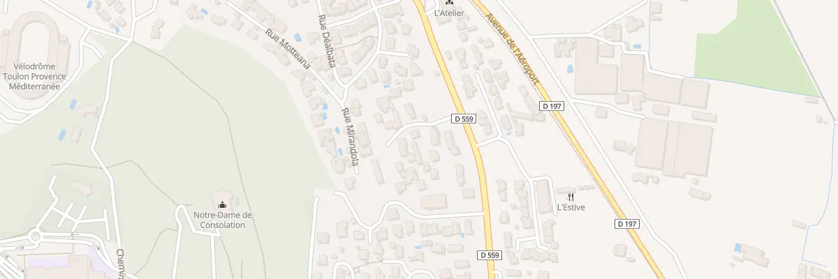 Plan du 680 Rte de l’Almanarre à Hyères
