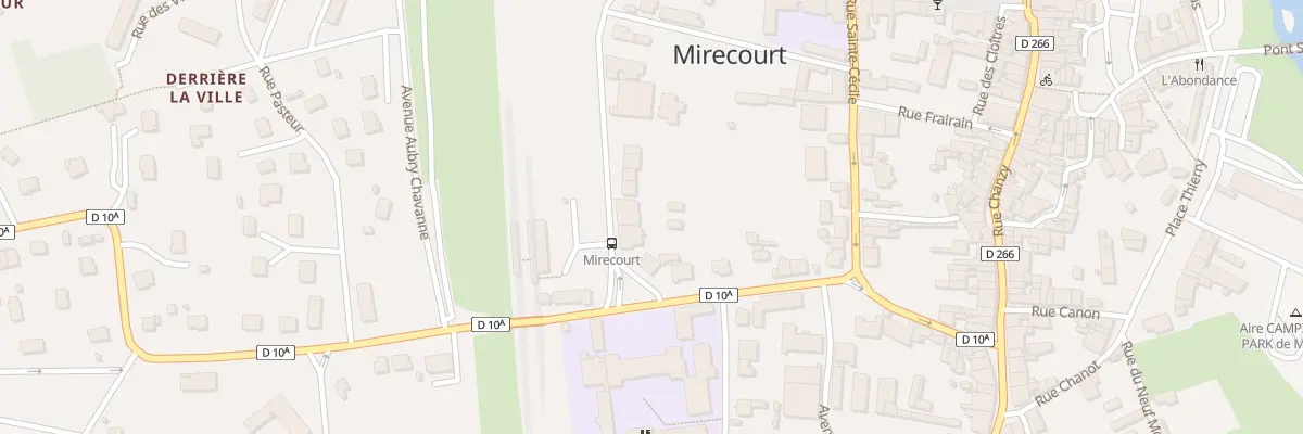 Plan du 15 Av du Marechal Foch à Mirecourt