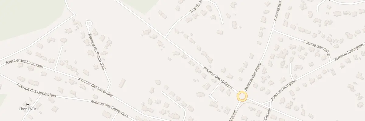 Plan du 110 Av des Grillons à Régusse