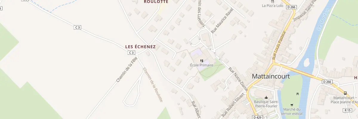 Plan du 10 Imp Rabelais à Mattaincourt