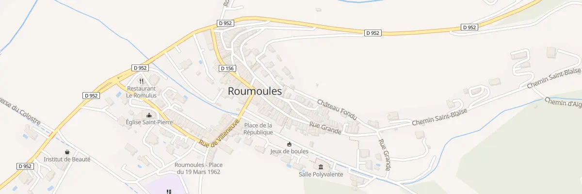 Plan du 1 Imp de Cayoni à Roumoules
