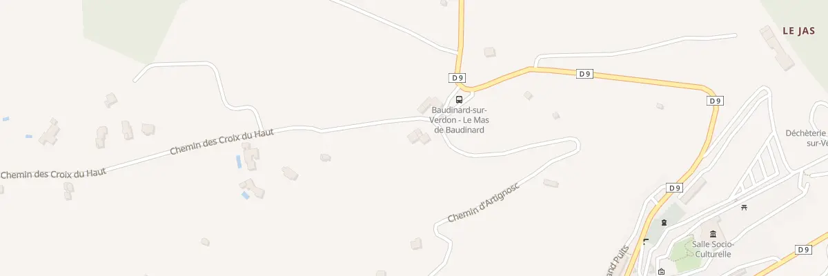 Plan du 27 Che des Croix du Haut à Baudinard-sur-Verdon