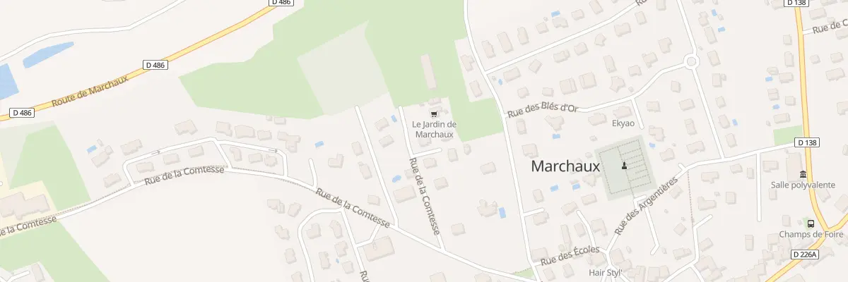 Plan du 6D Rue de la Comtesse à Marchaux-Chaudefontaine