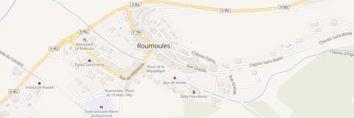 Plan du 59 Rue Grande à Roumoules