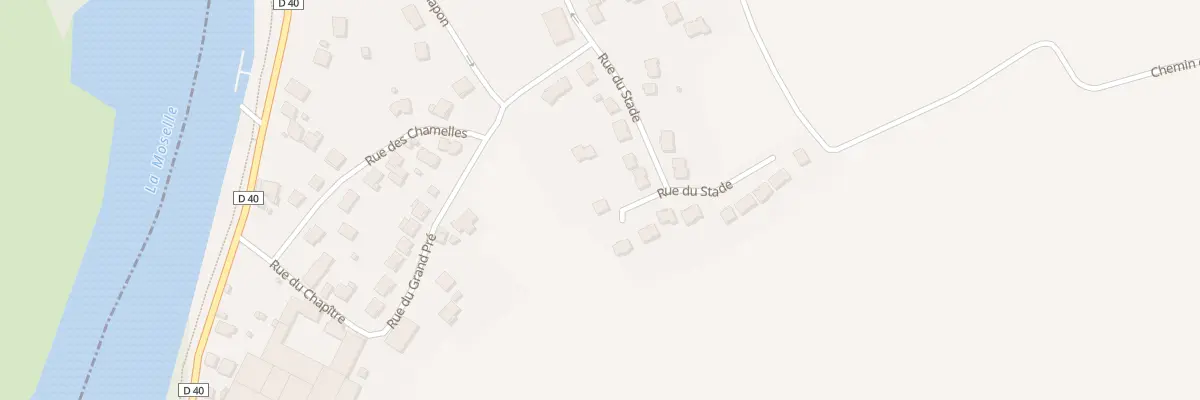 Plan du 20 Rue du Stade à Millery