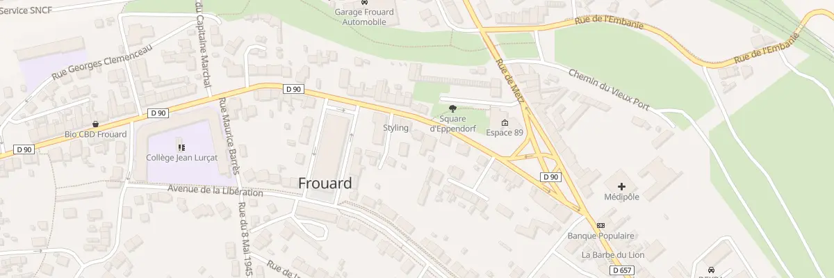 Plan du 60 Rue de l’Hôtel de Ville à Frouard