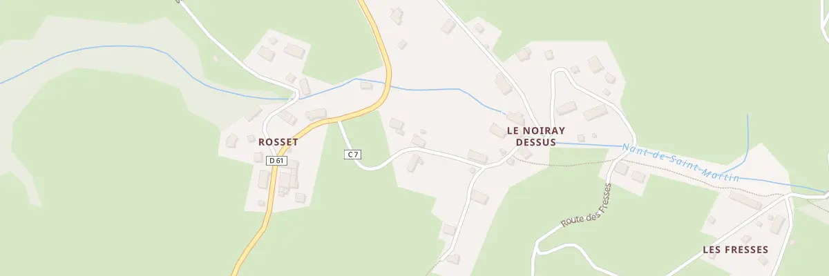 Plan du 141 Rte du Noiray à La Motte-en-Bauges