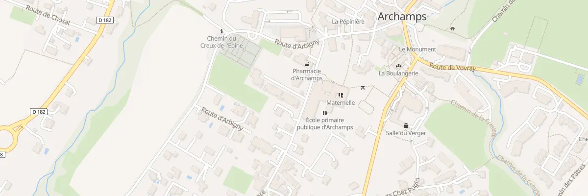 Plan du 98 Rte de la Place à Archamps