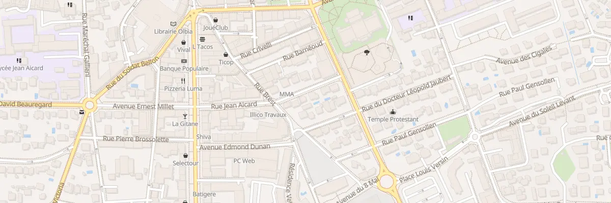Plan du 6 Rue de Provence à Hyères